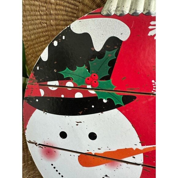 Let it Snow snowman decor - Picture 5 of 7